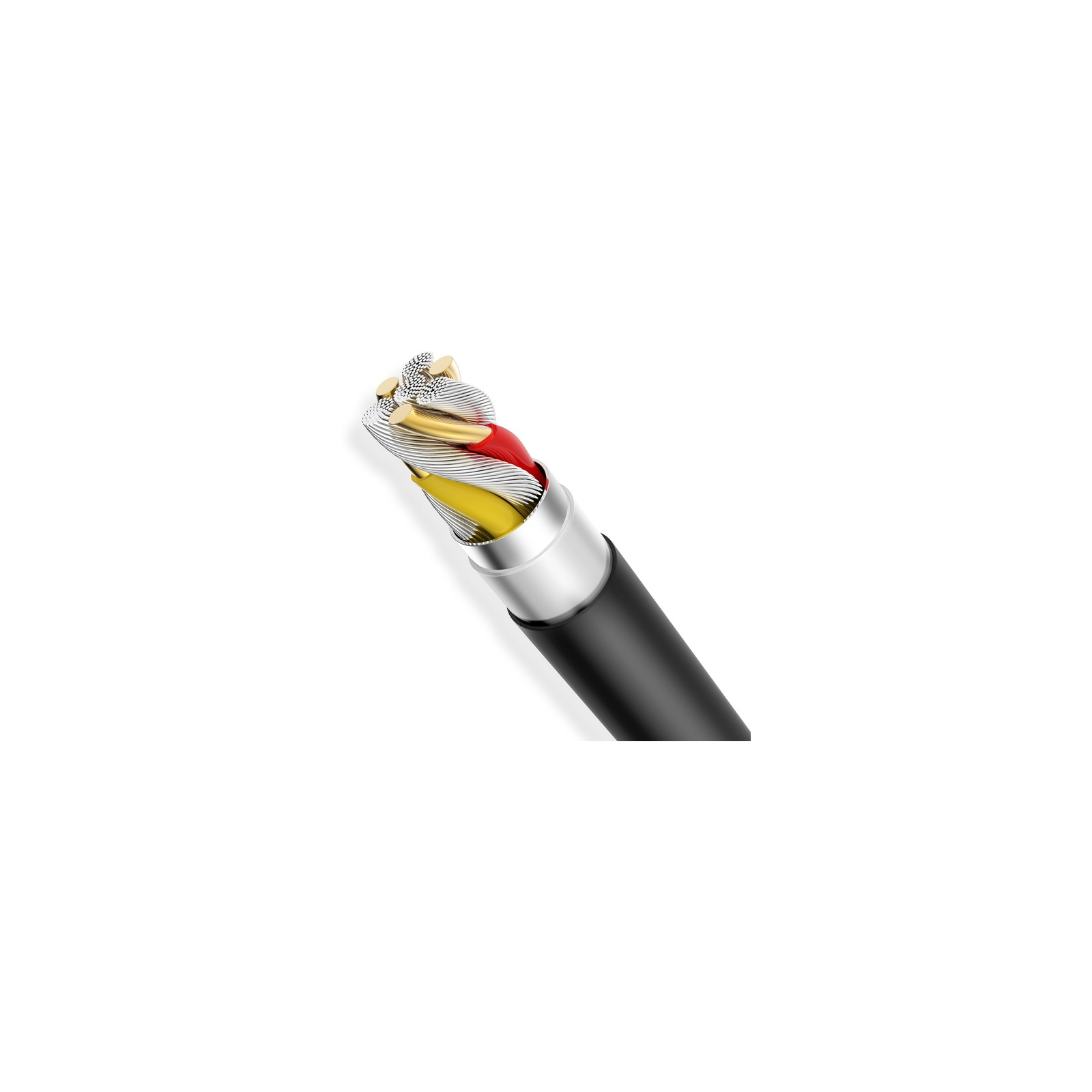 Дата кабель USB 2.0 AM to Type-C 0.3m Nets T-C801 Black T-Phox (T-C801(0.3) Black) изображение 2