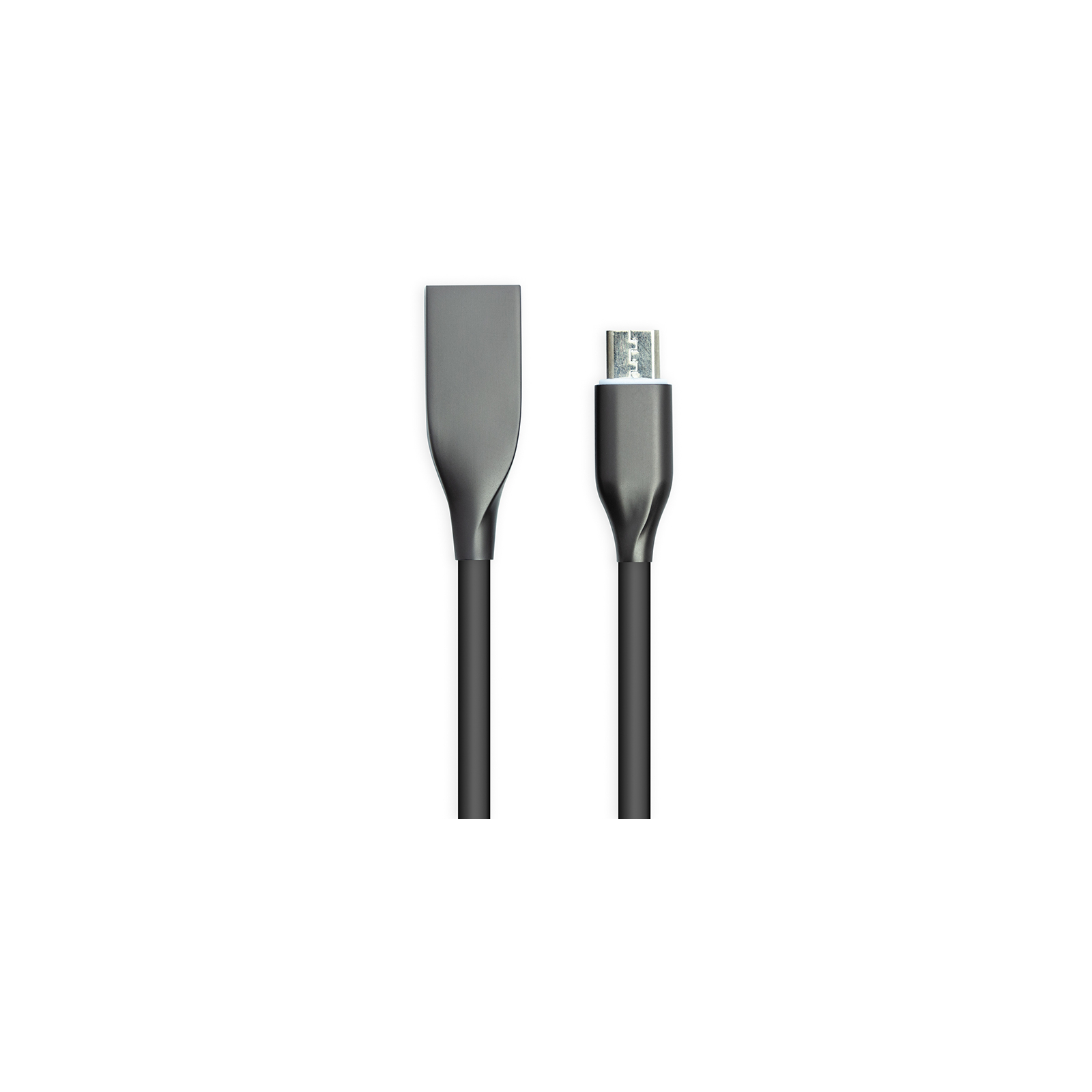 Дата кабель USB 2.0 AM to Micro 5P 2.0m black PowerPlant (CA911233)