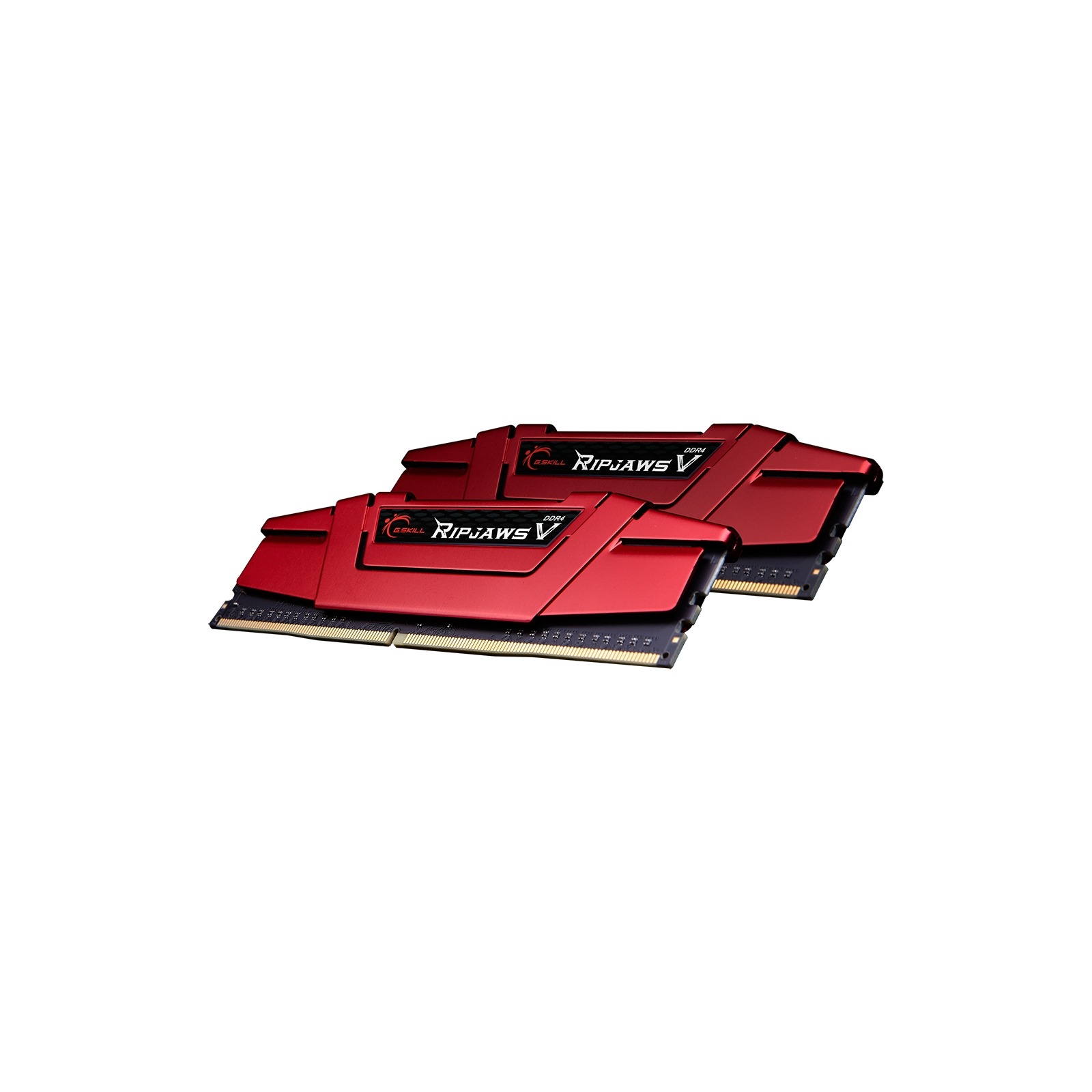 Модуль памяти для компьютера DDR4 16GB (2x8GB) 3000 MHz RipjawsV Red G.Skill (F4-3000C16D-16GVRB) изображение 2