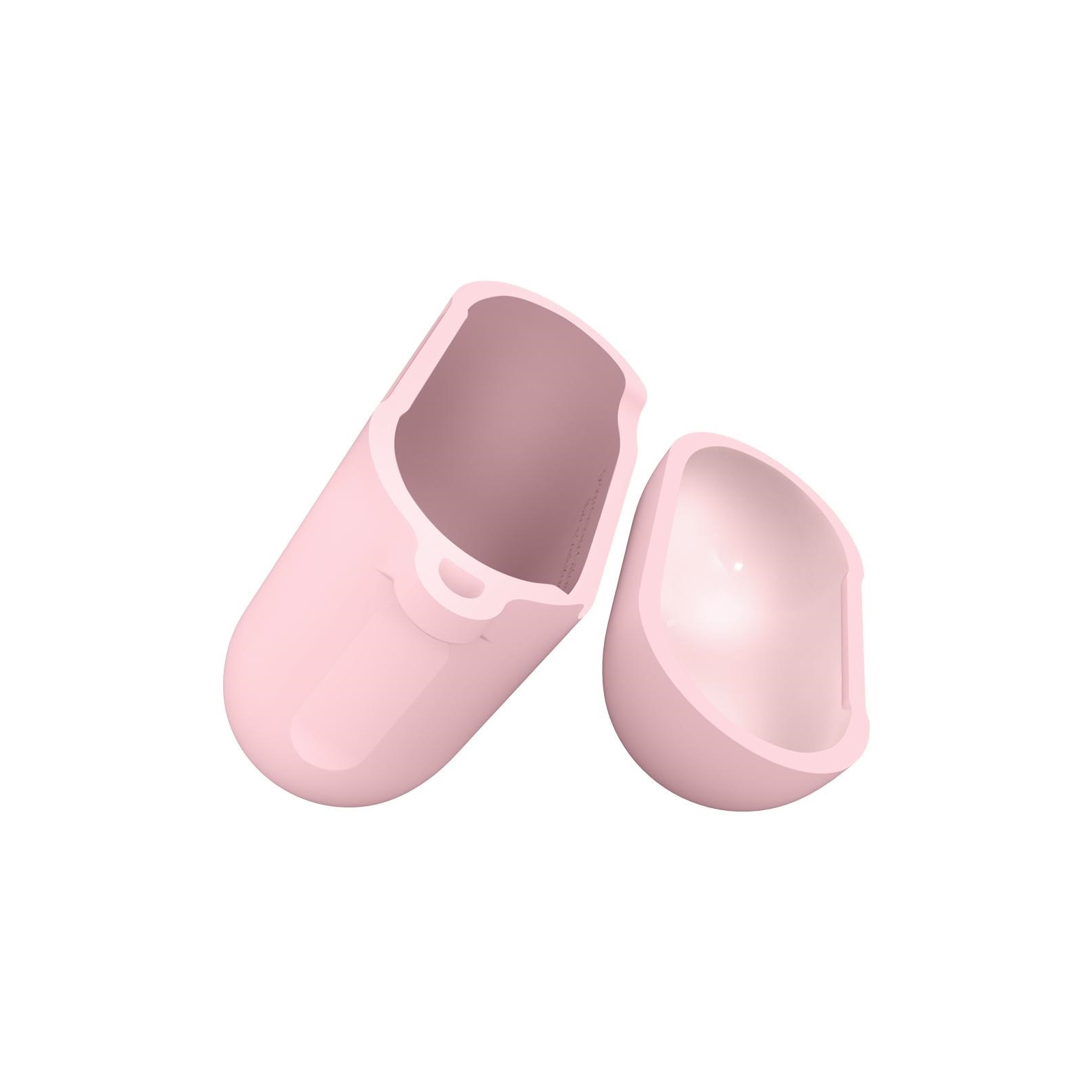 Чохол для навушників Spigen для AirPods Silicone Pink (066CS24810) зображення 3
