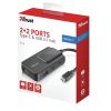 Концентратор Trust Oila 2+2 Port USB-С & USB 3.1 (21321) изображение 6