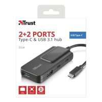 Концентратор Trust Oila 2+2 Port USB-С & USB 3.1 (21321) изображение 7