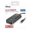 Концентратор Trust Oila 2+2 Port USB-С & USB 3.1 (21321) изображение 7
