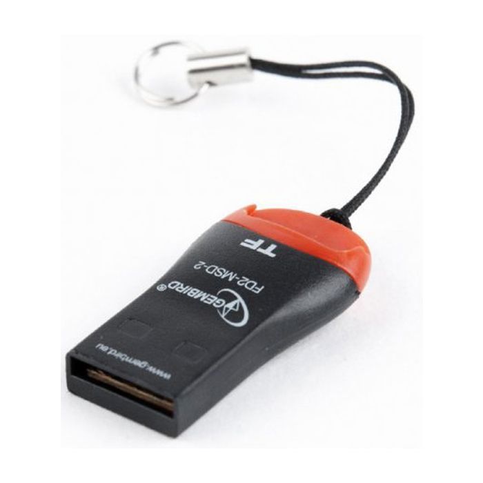 Зчитувач флеш-карт Gembird USB 2.0 MicroSD (FD2-MSD-3) зображення 2