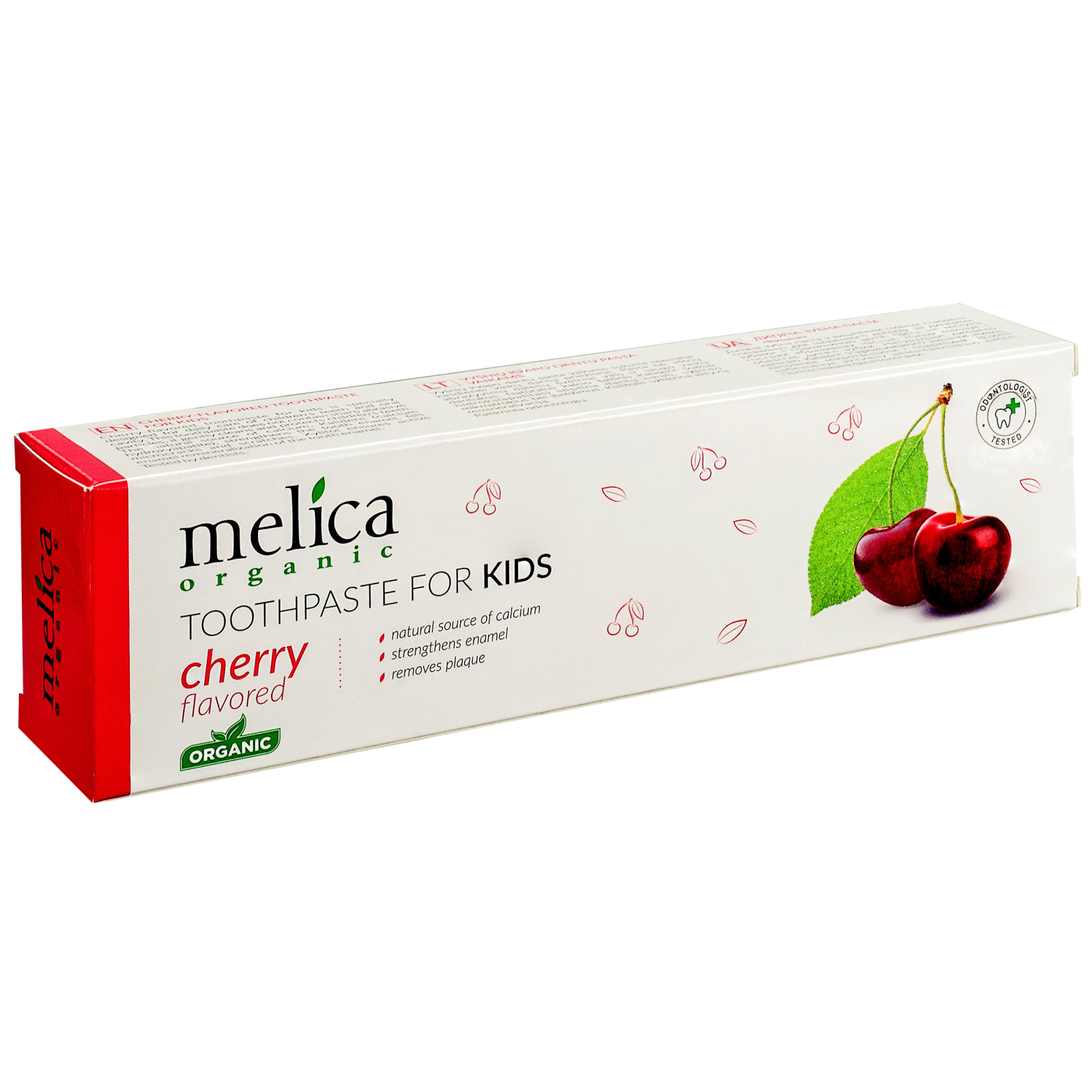 Дитяча зубна паста Melica Organic Вишня 100 мл (4770416002269)