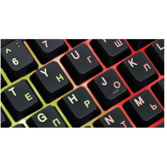 Клавиатура REAL-EL 7011 Comfort Backlit Black изображение 8