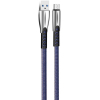 Дата кабель USB 2.0 AM to Micro 5P 1.0m zinc alloy blue ColorWay (CW-CBUM011-BL) зображення 2
