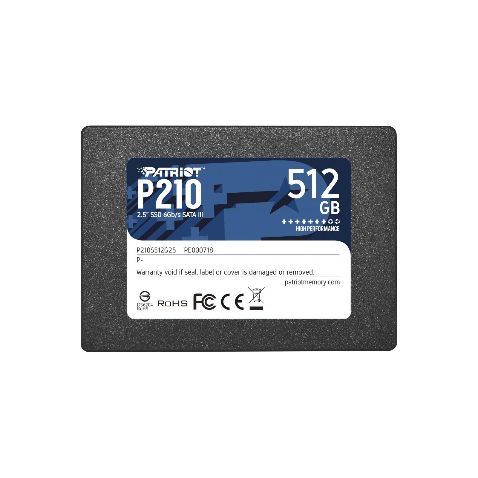 Накопитель SSD 2.5" 2TB Patriot (P210S2TB25)