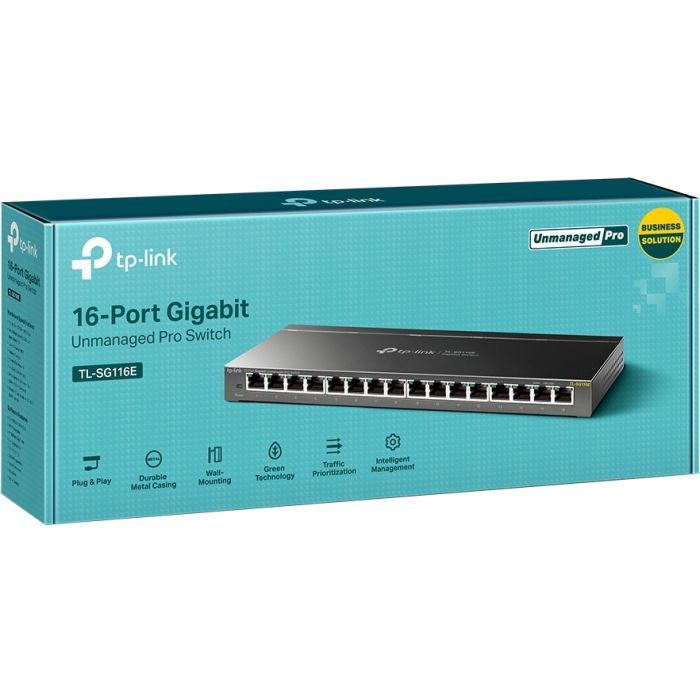 Коммутатор сетевой TP-Link TL-SG116E изображение 3