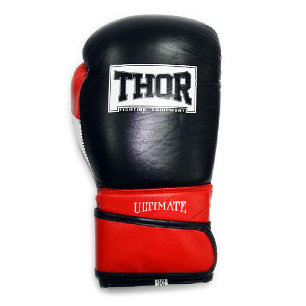 Боксерские перчатки Thor Ultimate 12oz Blue/Black/White (551/03(Leather) B/B/W 12 oz.) изображение 2
