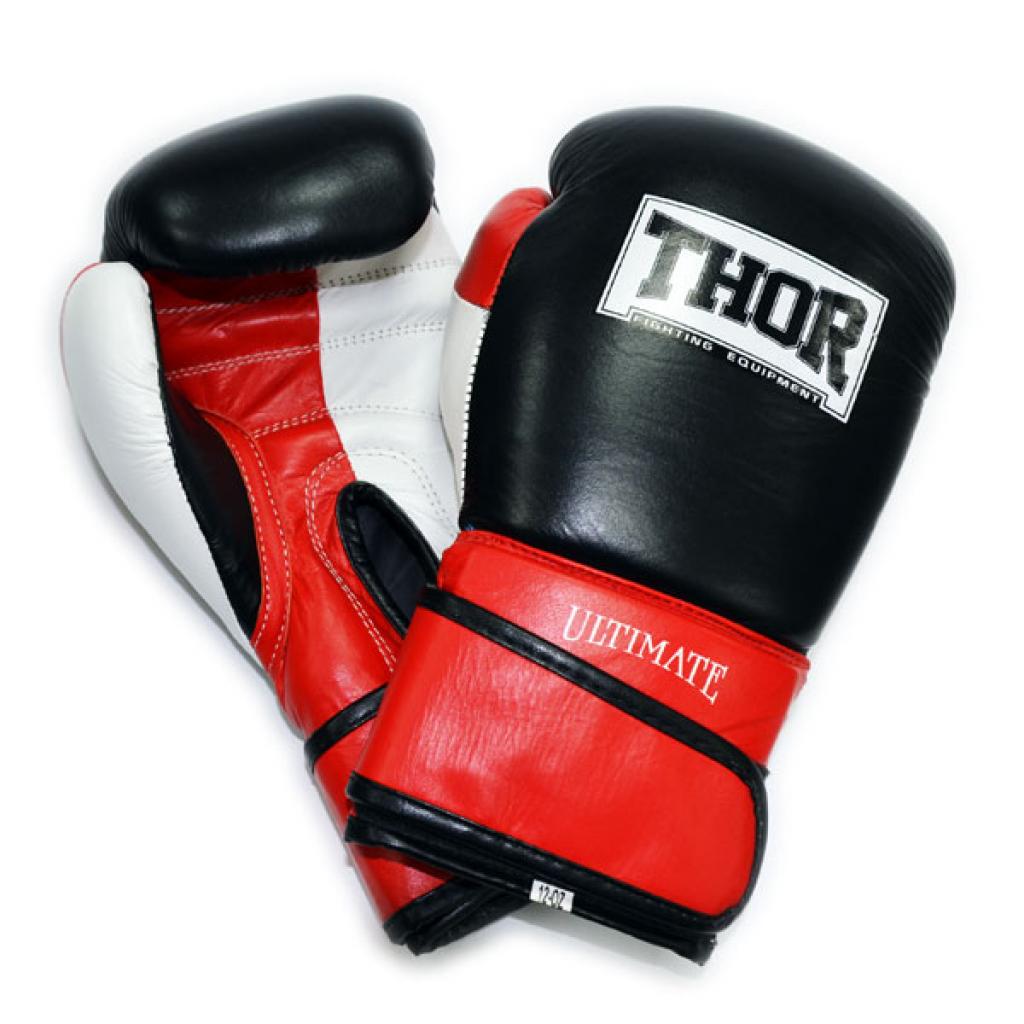 Боксерские перчатки Thor Ultimate 12oz Blue/Black/White (551/03(Leather) B/B/W 12 oz.)
