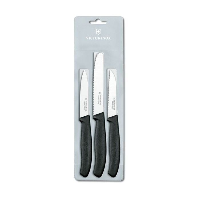 Набір ножів Victorinox SwissClassic 3 шт Black (6.7113.3)