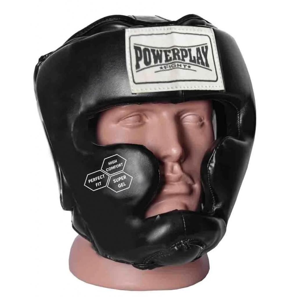 Боксерский шлем PowerPlay 3043 L Black (PP_3043_L_Black) изображение 2