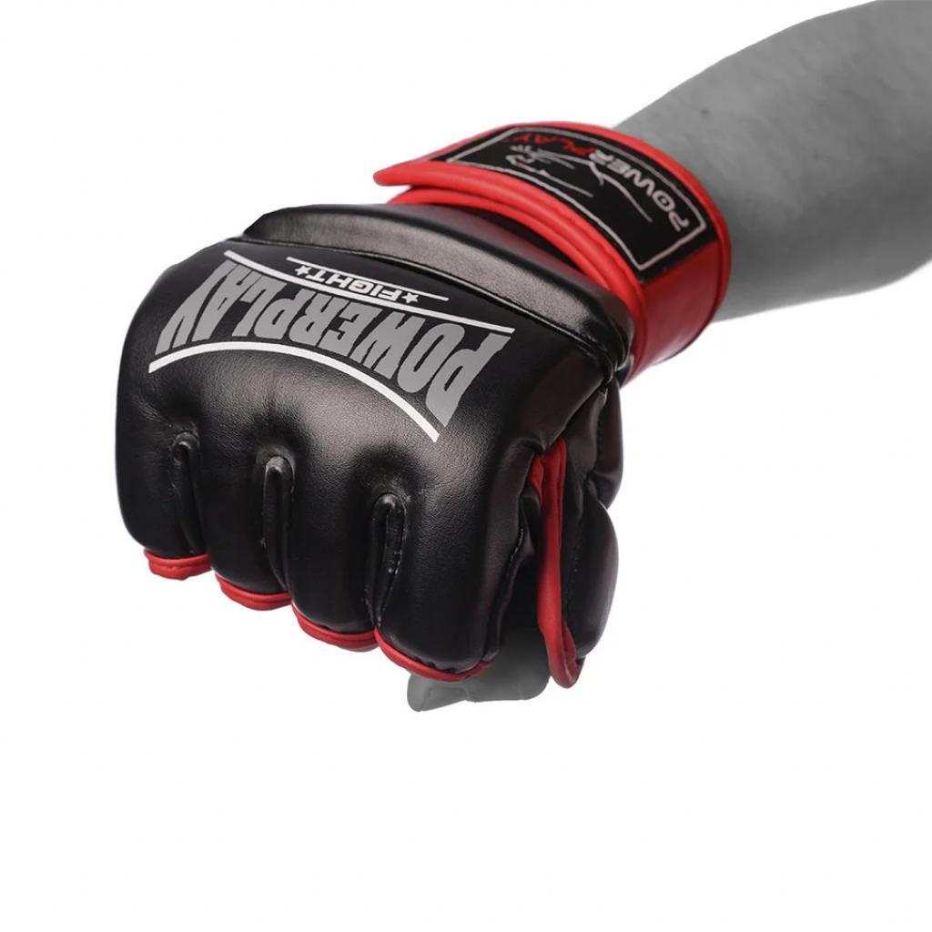 Перчатки для MMA PowerPlay 3058 S Black/Red (PP_3058_S_Black/Red) изображение 3