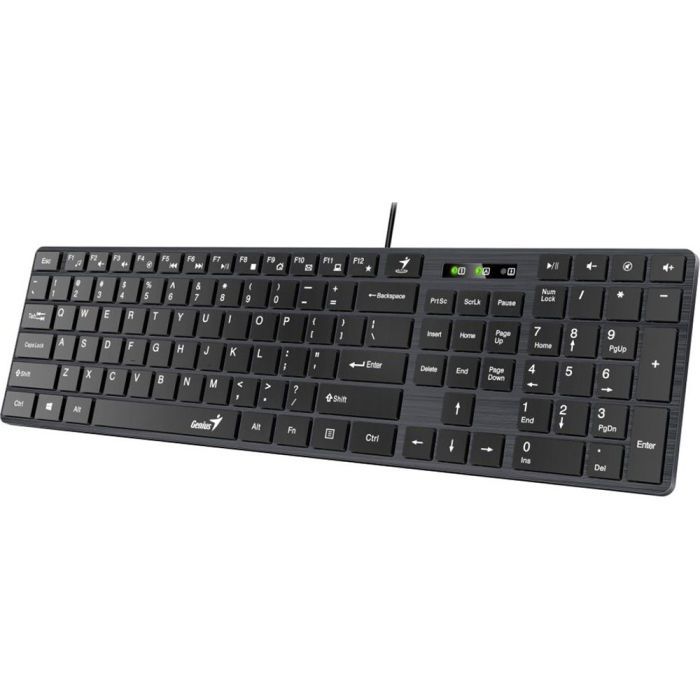 Клавіатура Genius SlimStar 126 USB Black Ukr (31310017407) зображення 2