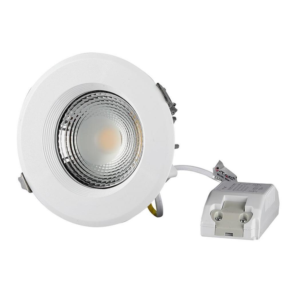 Світильник точковий V-TAC LED 10W, SKU-1272, 230V, 6.4K, 1200Lm (3800157611947) зображення 2