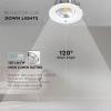 Світильник точковий V-TAC LED 10W, SKU-1272, 230V, 6.4K, 1200Lm (3800157611947) зображення 8