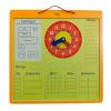 Игровой набор Viga Toys Магнитный календарь с часами, на украинском языке (50377U) изображение 2
