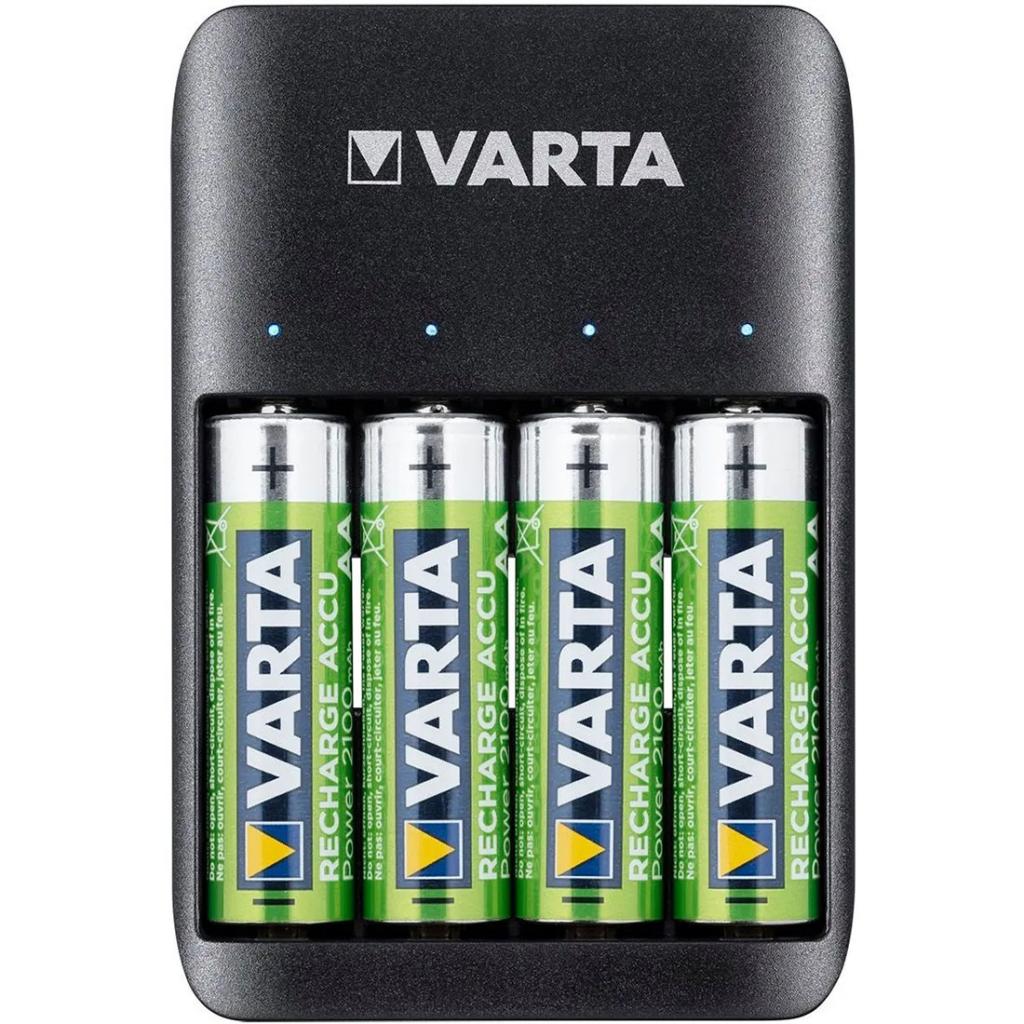 Зарядний пристрій для акумуляторів Varta Value USB Quattro Charger + 4шт. AA 2100 mAh (57652101451) зображення 2