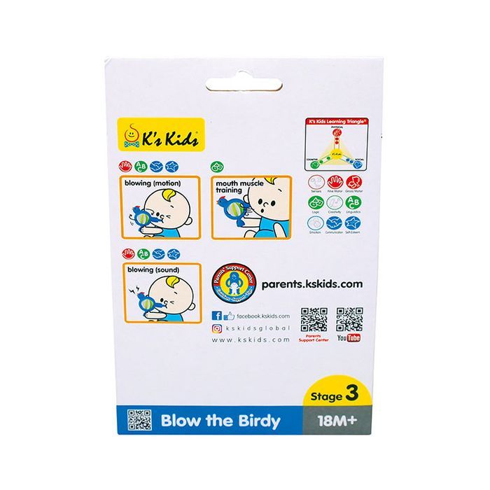 Брязкальце K’S KIDS Свисток Пташка (KA10765-GB) зображення 3