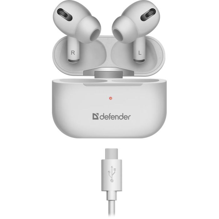 Навушники Defender Twins 636 TWS Pro Bluetooth White (63636) зображення 2