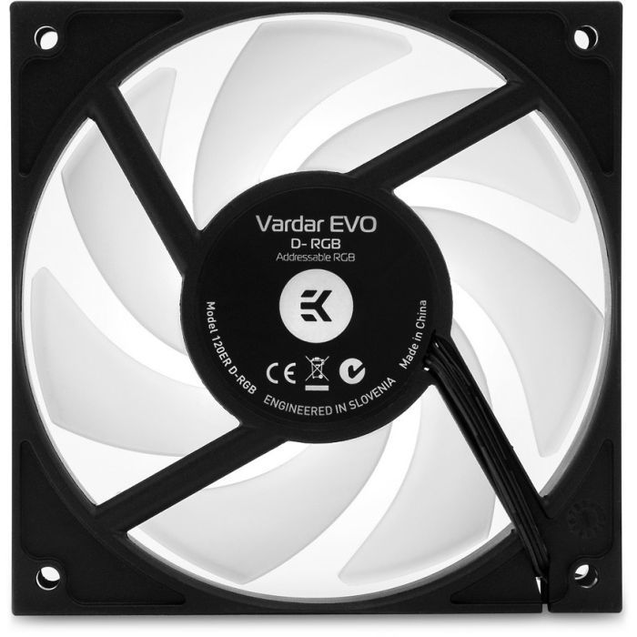 Кулер до корпусу Ekwb EK-Vardar EVO 120ER D-RGB (500-2200 RPM) - White (3831109825372) зображення 2