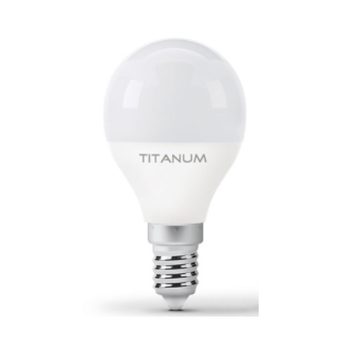 Лампочка TITANUM G45 6W E14 4100K 220V (TLG4506144)