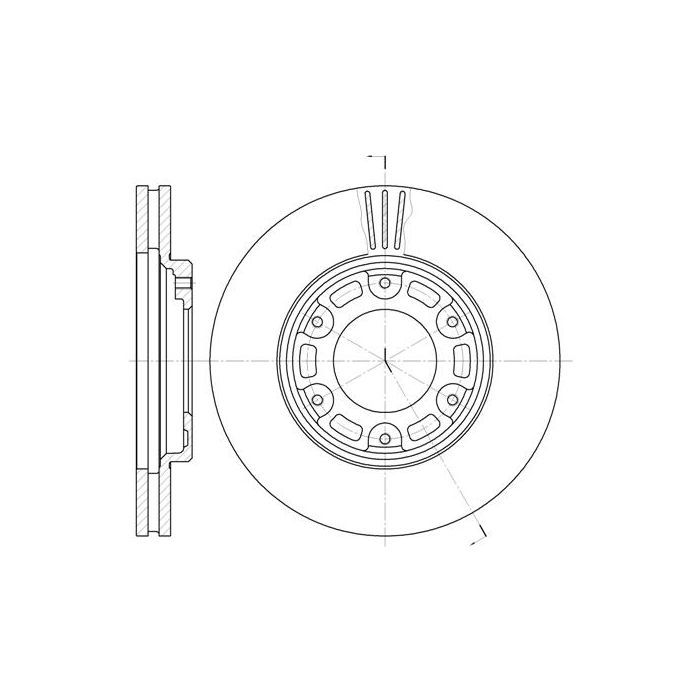 Тормозной диск REMSA 6634.10