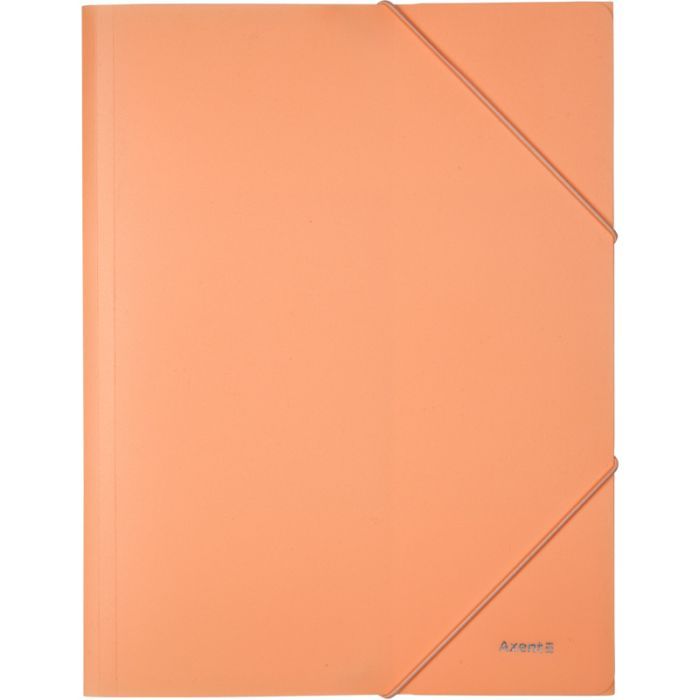 Папка на резинках Axent A4 430 мкм Pastelini peach (1504-42-A)