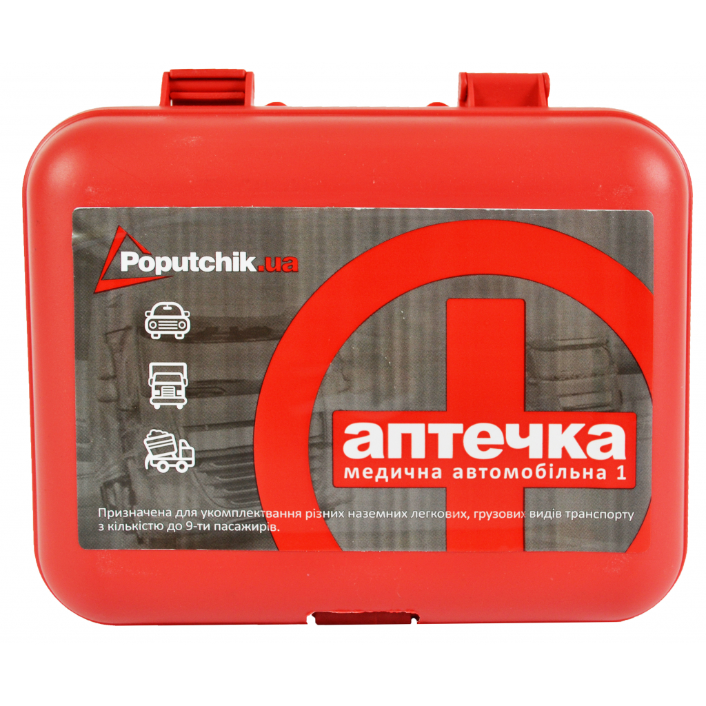 Набор техпомощи Poputchik автомобилиста универсальный №2 красный (01-017-У) изображение 3
