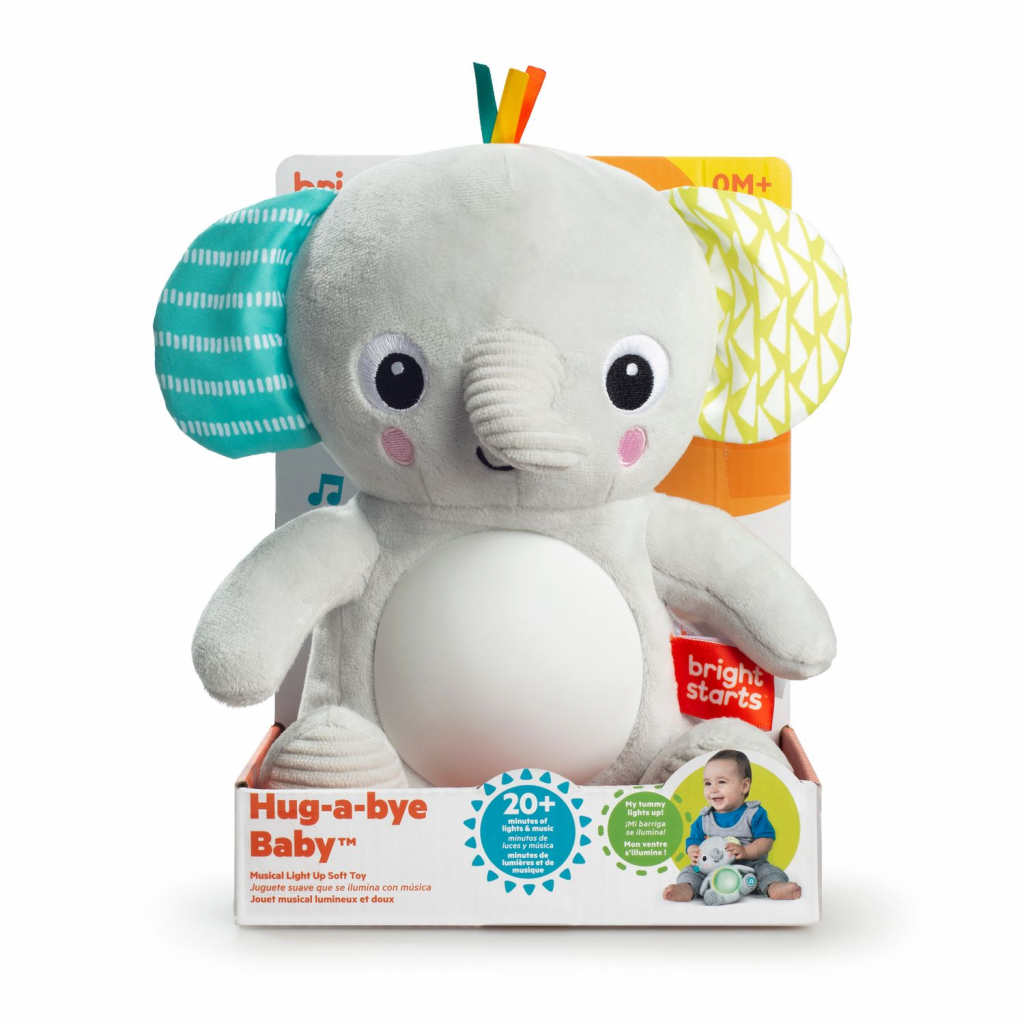 Развивающая игрушка Bright Starts Слоненок Hug-a-bye Baby (12498) изображение 2