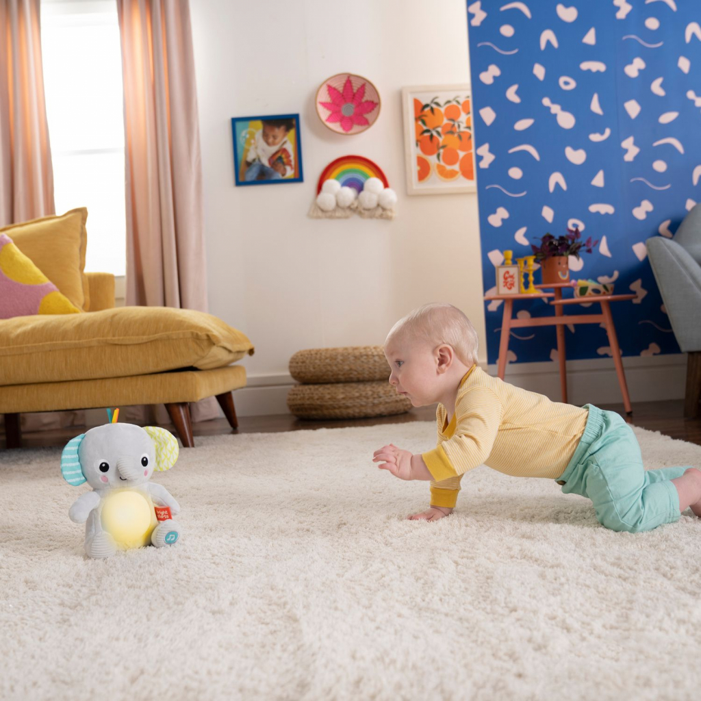 Развивающая игрушка Bright Starts Слоненок Hug-a-bye Baby (12498) изображение 3