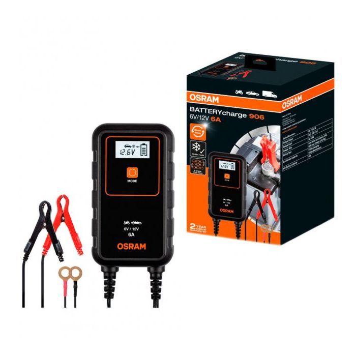 Зарядное устройство для автомобильного аккумулятора Osram OEBCS906 изображение 4