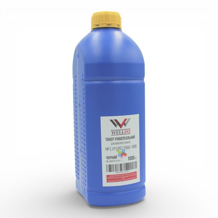 Тонер HP LJ P1560/1566/1600/1606, фасовка, 1кг Super Performance Welldo (UWDTH1102P-1)