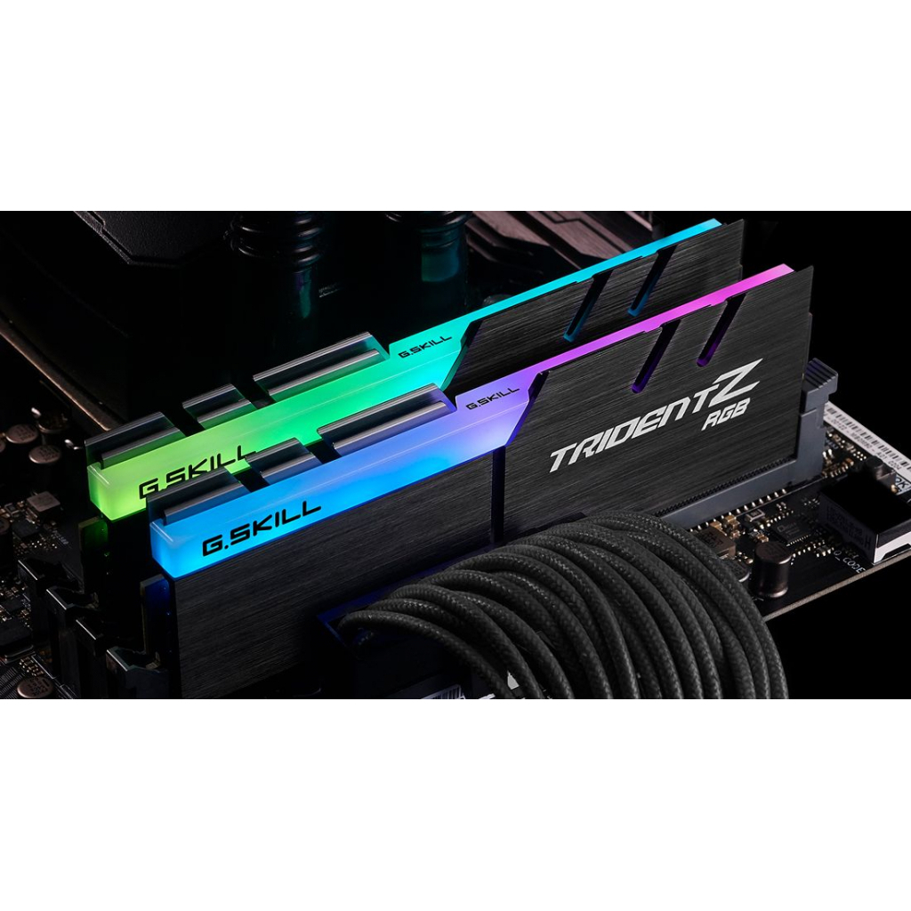 Модуль пам'яті для комп'ютера DDR4 16GB (2x8GB) 3600 MHz Trident Z RGB G.Skill (F4-3600C18D-16GTZRX) зображення 3