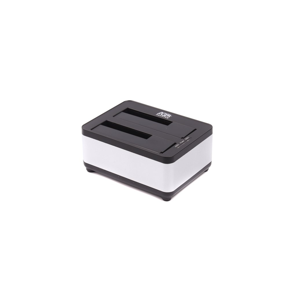 Док-станция для накопителей AgeStar USB3.0 2-slot silver (3UBT8 (Silver))