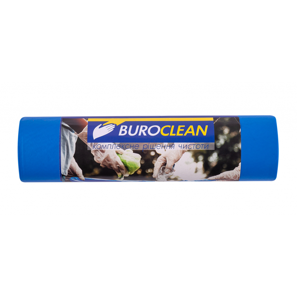 Пакеты для мусора Buroclean EuroStandart прочные синие 240 л 5 шт. (4823078977953)