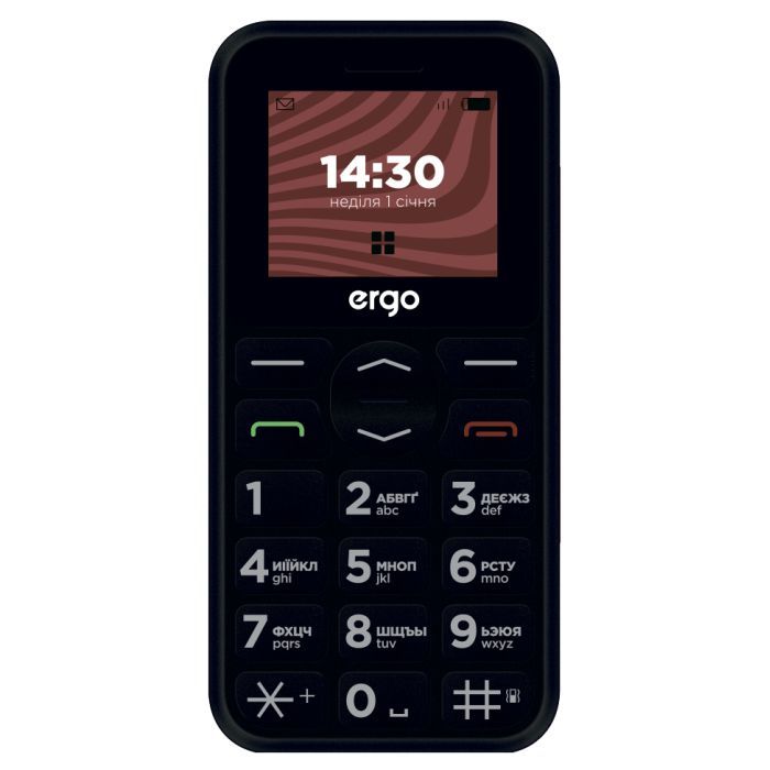 Мобильный телефон Ergo R181 Black