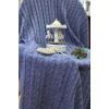 Плед Прованс Soft коси Синій меланж 90x130 см (11681) зображення 2