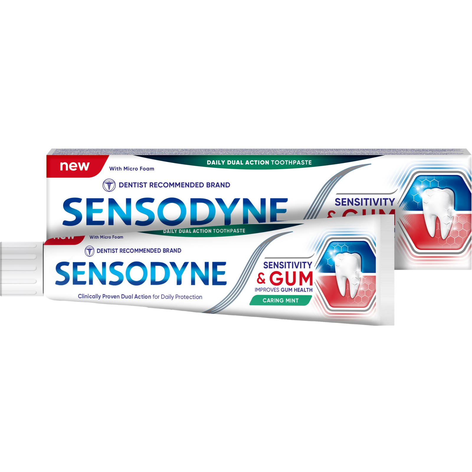 Зубная паста Sensodyne Чувствительность зубов и защита десен 75 мл (5054563154415) изображение 2