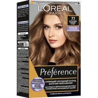 Краска для волос L'Oreal Paris Preference 7.1 - Исландия пепельно-русый (3600523948437)