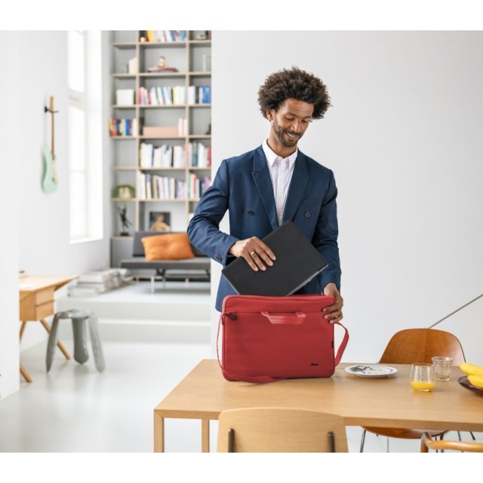 Сумка для ноутбука Trust 16" BOLOGNA ECO RED (24449) изображение 3
