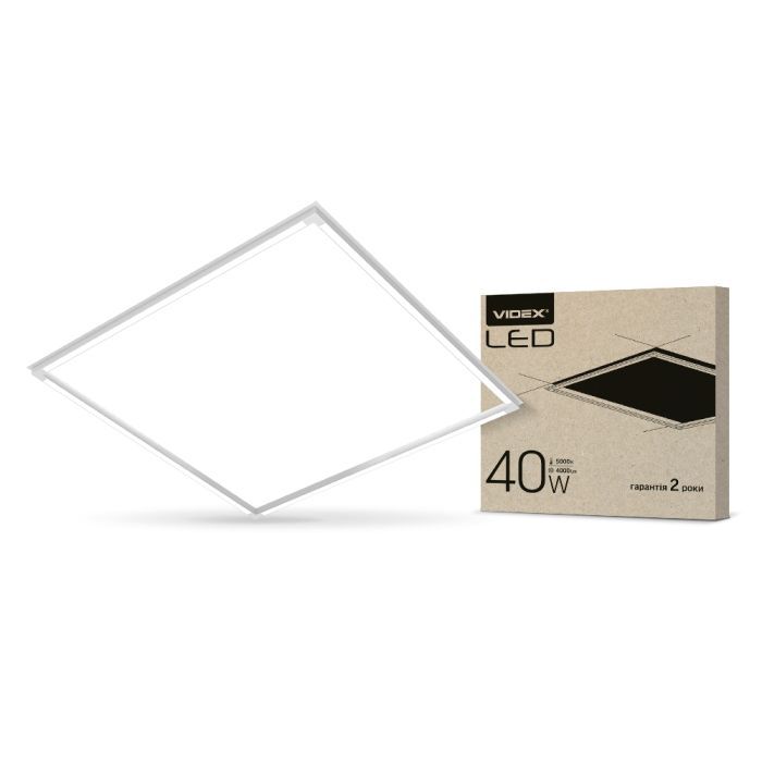 Світильник Videx LED панель ART 40W 5000K (VL-PA405W) зображення 3
