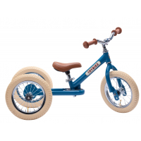 Фото - Дитячий велосипед TRYBIKE Біговел  триколісний балансуючий синій  (TBS-2-BLU-VIN+TBS-100-TKV)
