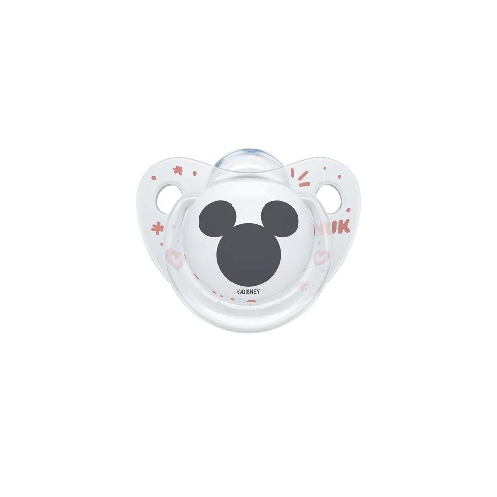Пустушка Nuk Trendline Disney Mickey 6-18 міс. біла (3954018)