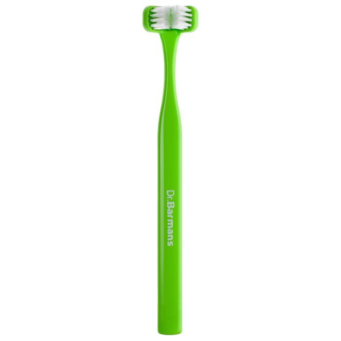 Зубна щітка Dr. Barman's Superbrush Regular Тристороння М'яка Салатова (7032572876212-light-green)