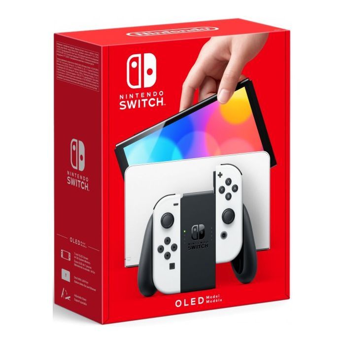 Ігрова консоль Nintendo Switch OLED (біла) (045496453435) зображення 4