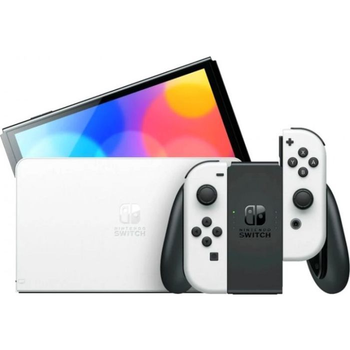 Ігрова консоль Nintendo Switch OLED (біла) (045496453435) зображення 7