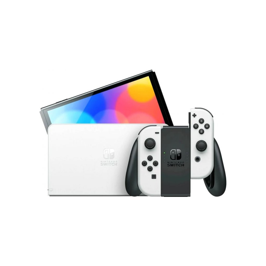 Игровая консоль Nintendo Switch OLED (белая) (045496453435) изображение 7