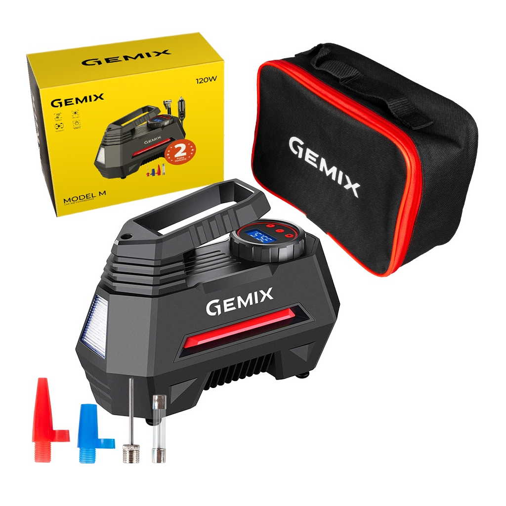 Автомобильный компрессор Gemix Model M black/red (10700097) изображение 3